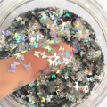 Paillettes en forme de PET de paillettes de paillettes de papillon de vente chaude 3MM